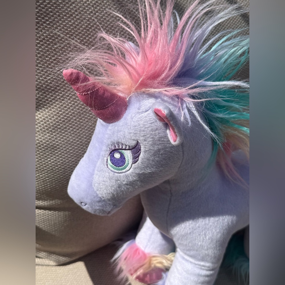 Build-A-Bear Pastel‎ Plush with Multicolor Mane Enchanted Unicorn Fairy Friend - Picture 5 of 9